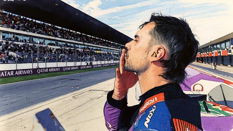 Miguel Oliveira agradece o apoio às bancadas no Grande Prémio de Portugal