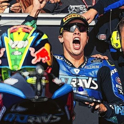 Diogo Moreira vence em Moto2 no GP de Portugal e fica a um ponto do título