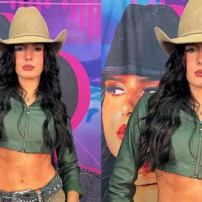 Ana Castela exibe barriga de fora e recebe elogios do namorado e da sogra