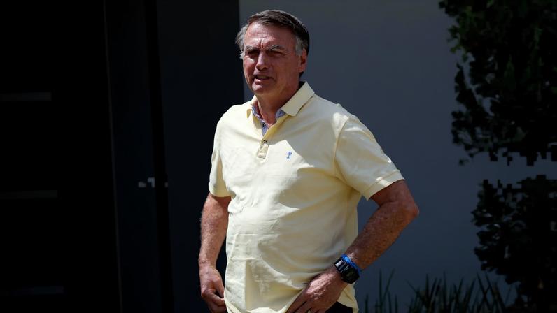 O ex-presidente Jair Bolsonaro foi condenado a 27 anos e 3 meses de prisão por suposta participação em trama golpista. (Foto: EFE/ Sebastiao Moreira)
