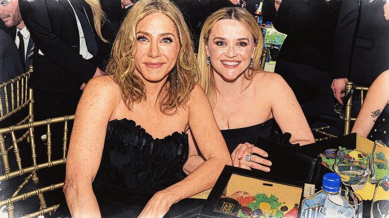 Reese Witherspoon gave a rare update on her longtime friend Jennifer Aniston’s relationship with ex-husband Brad Pitt. Getty Images for Kahala Mgmt.