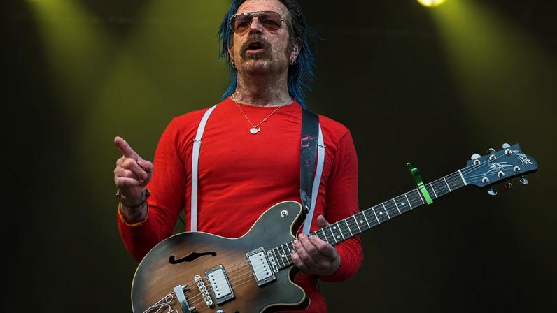 Eagles of Death Metal's Jesse Hughes performs at the Malakoff in July in Nordfjordeid, Norway.