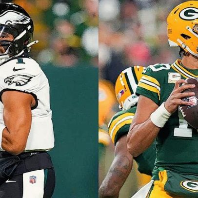 Eagles vencem Packers por 10 a 7 no duelo da liga nacional de futebol americano