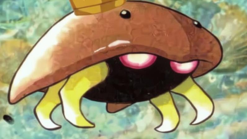 A Kabuto 1st edition card wearing a crown.