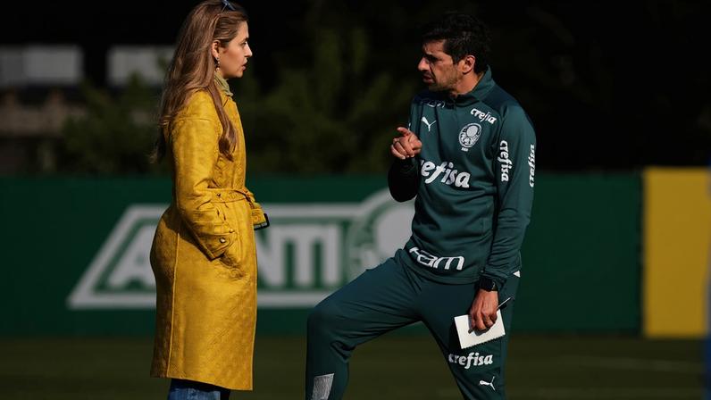 Leila Pereira reforçou a confiança no trabalho de Abel Ferreira (Foto: Fabio Menotti/Palmeiras)