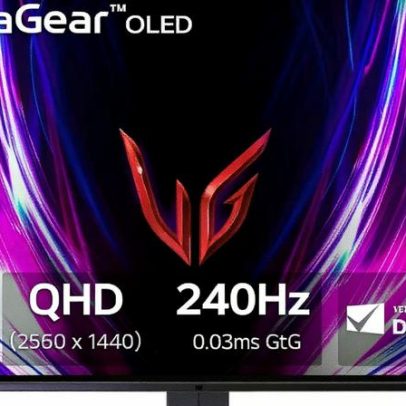 Monitor 27 polegadas LG para jogos cai quase 50% e fica 100 dólares mais barato