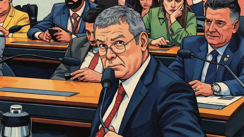 Lindbergh afirmou que Derrite “furtou” o PL antifacção do governo Lula. (Foto: Bruno Spada/Câmara dos Deputados)