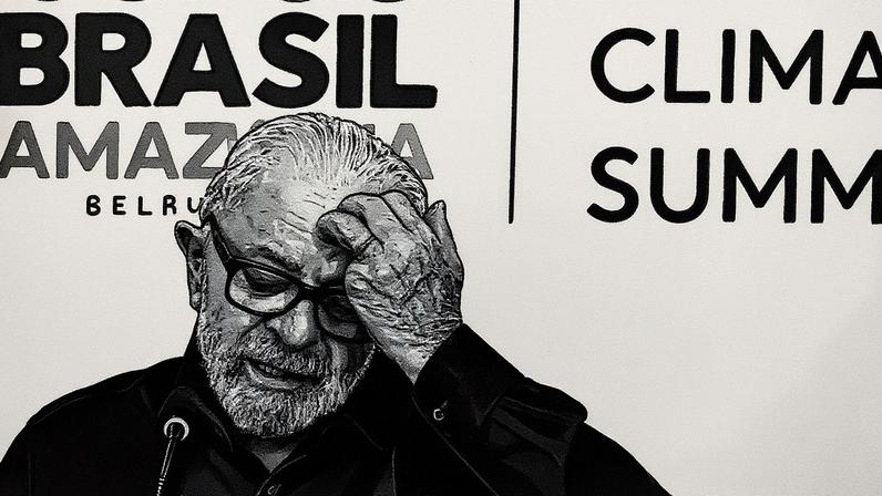 Lula voltou a Belém, nos últimos dias, para pressionar as negociações das propostas do governo. (Foto: Sebastião Moreira/EFE)