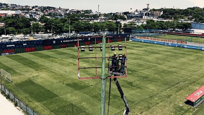 Obras no Luso Brasileiro foram concluídas (Foto: Divulgação / Portuguesa)
