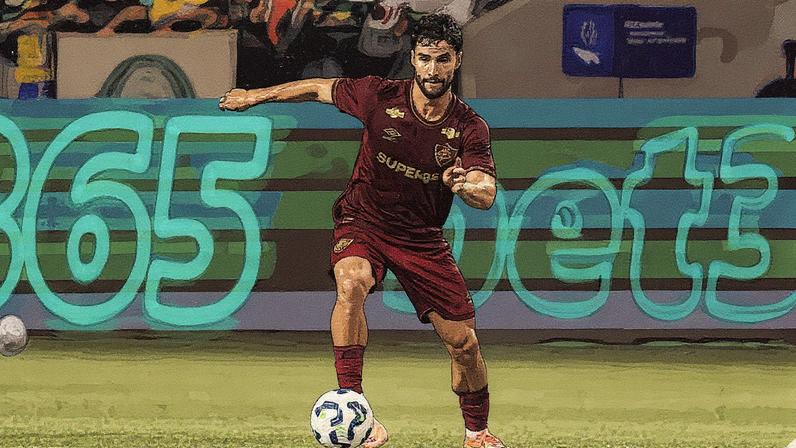 Martinelli em campo pelo Fluminense no Brasileirão (Foto: Marcelo Gonçalves/FFC)