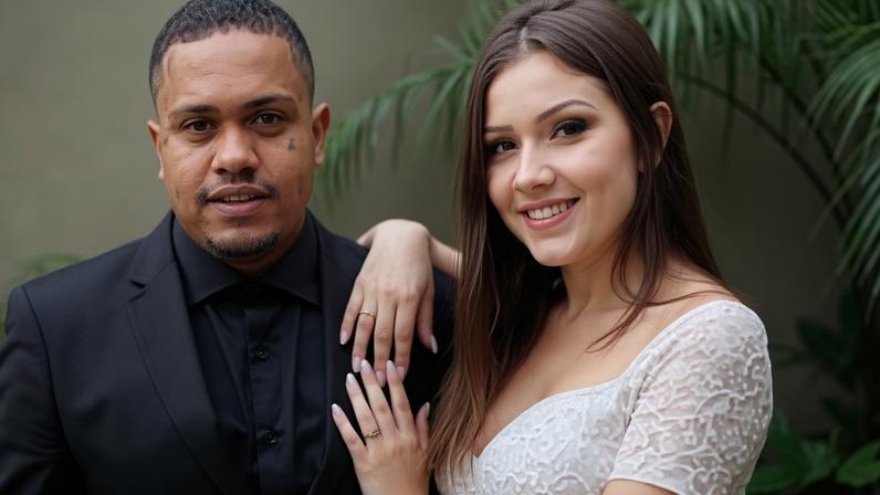 MC Davi e a ex-esposa, Vitória Agripino — Foto: Reprodução/Instagram