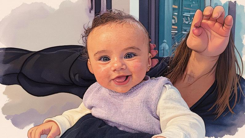 Mel, a filha caçula de Neymar e Bruna Biancardi — Foto: Reprodução Instagram