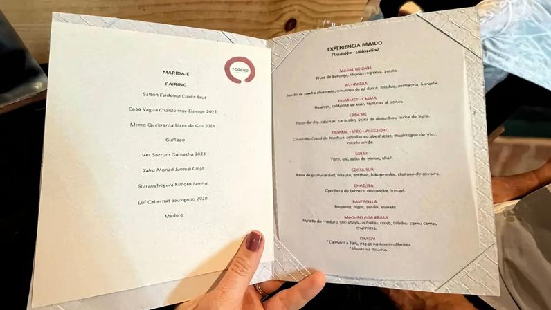 Espumante brasileiro no menu do Maido, melhor restaurante do mundo • Divulgação