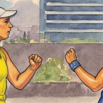 Mertens e Kudermetova avançam à semifinal de duplas após eliminar italianas