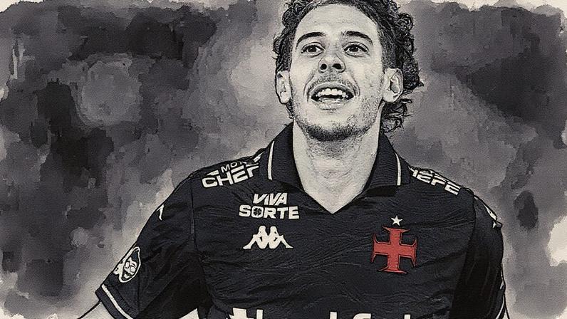 Nuno Moreira comemora gol contra o Fluminense (Foto: Matheus Lima/Vasco)