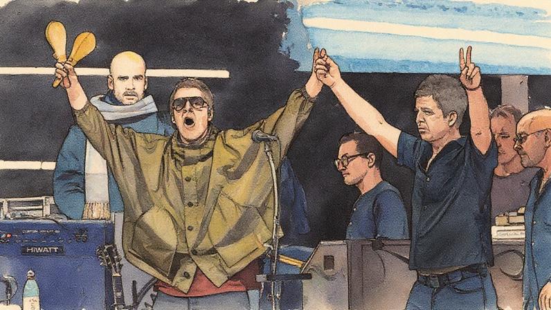 Oasis, live onstage at a show you may have missed in 2025