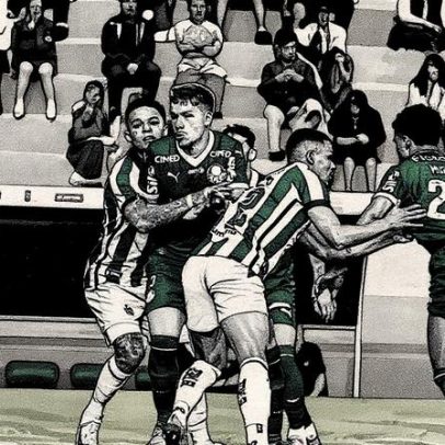 Torcida do Palmeiras exalta atuação histórica de jogador contra o Juventude