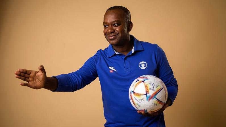 PC Oliveira viu erro de arbitragem em Grêmio x Palmeiras, pelo Brasileirão (Foto: Divulgação/Globo)