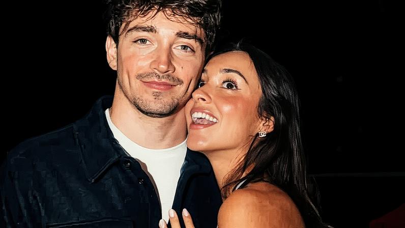 Charles Leclerc e Alexandra Saint Mleux — Foto: Reprodução/Instagram