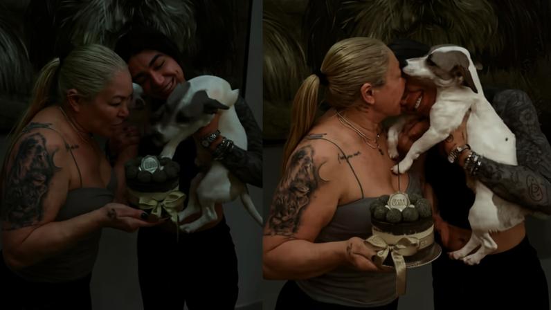 Irmã de Gabigol, Dhiovanna Barbosa comemora aniversário com parabéns íntimo e simples em Santos — Foto: Reprodução/Instagram