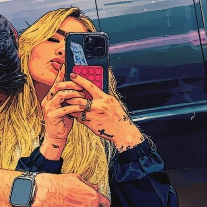 Jéssica Beatriz revela status de relacionamento ao posar com homem misterioso