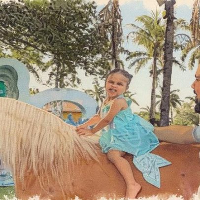 Mavie, filha de Neymar e Bruna Biancardi, curte festa da filha de Sorocaba