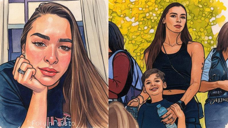 Tainá Castro relata susto que passou com filho caçula — Foto: Reprodução/ Instagram/ Ygor Marques