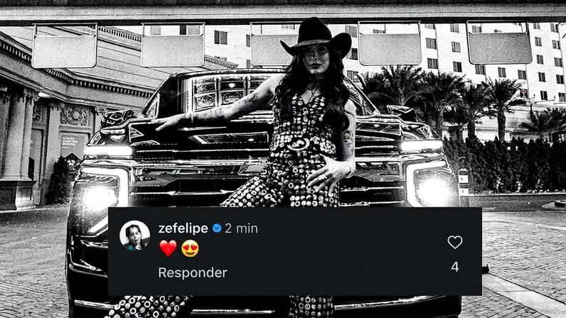 Zé Felipe se derrete por Ana Castela em novas fotos da cantora — Foto: Eric Oelke