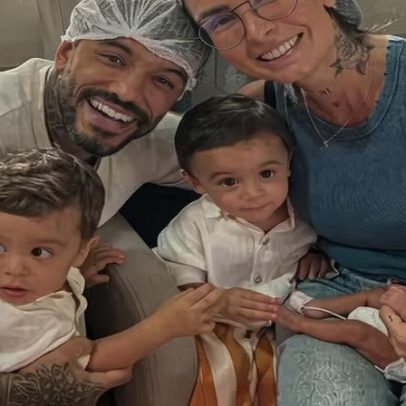 Clara Maia revela o rosto do filho prematuro