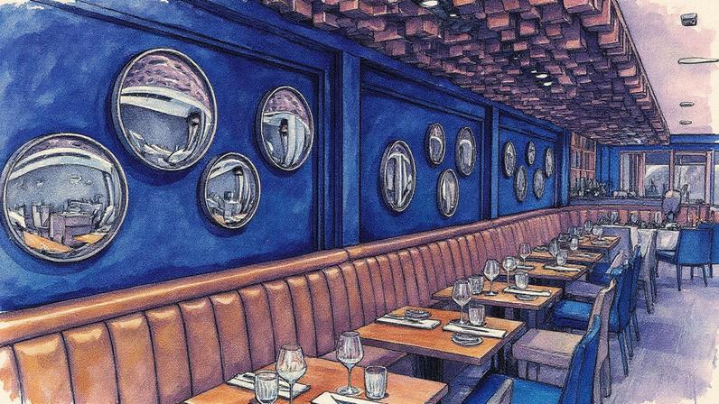 Liderado por Alberto Landgraf, o Oteque, no Rio, tem ambiente industrial casual e pé direito alto • Rubens Kato