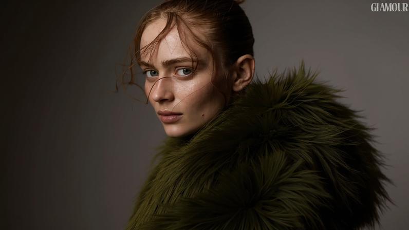 Sadie Sink covers Glamour magazine’s December 2025 issue.