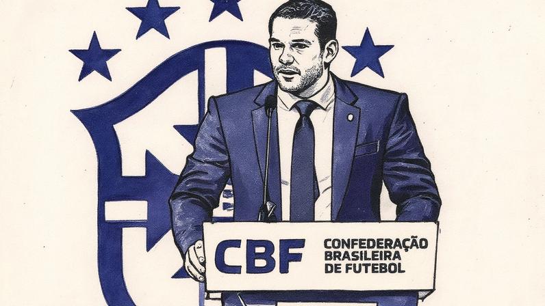 Samir Xaud é o atual presidente da Confederação Brasileira de Futebol (Foto: Rafael Ribeiro/CBF)