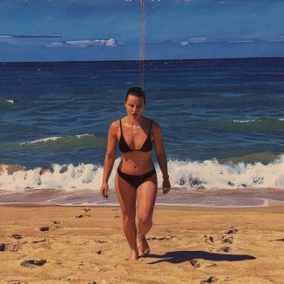 Bianca Comparato aproveita dia de lazer à beira-mar