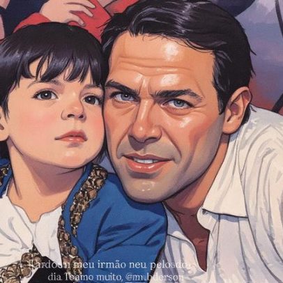 Anderson Müller ganha homenagem do irmão Gabriel David no aniversário