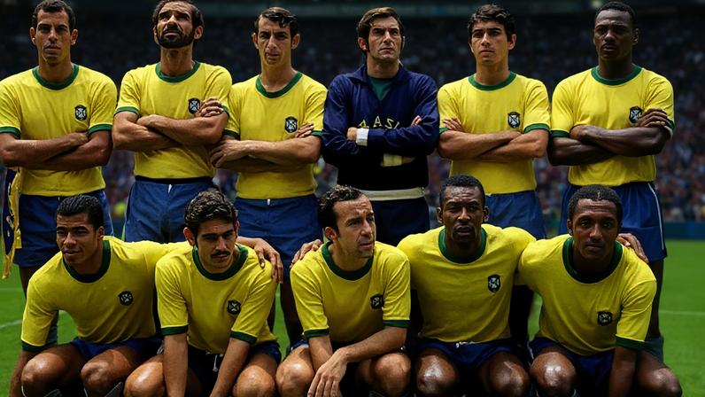 O portal especializado aponta que a Nike revisitou o visual histórico da Copa de 1970 como referência estética para nova camisa da Seleção. Foto: Reprodução internet