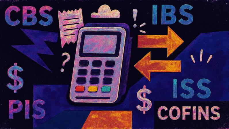 Split payment prevê separação de impostos na hora da compra e pode afetar caixa das empresas. (Foto: Imagem criada utilizando Dall-E/Gazeta do Povo)