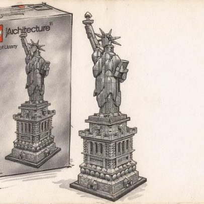 Conjunto de 1.635 peças da Estátua da Liberdade da LEGO com preço recorde na Amazon