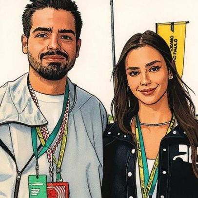 João Silva surge com a namorada em Interlagos um dia após assumir romance