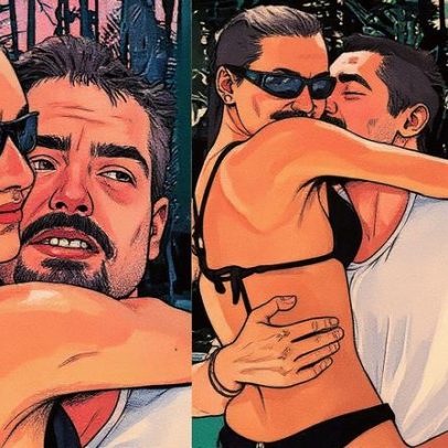 Flagrado trocando carícias com nova namorada dias após anunciar romance