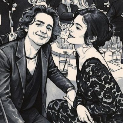 Kylie Jenner celebra Ação de Graças com Timothée Chalamet após gravações no exterior