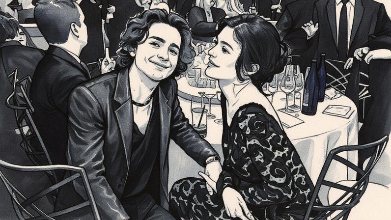 Kylie Jenner is reportedly “very excited” to be spending Thanksgiving with her boyfriend Timothée Chalamet. Golden Globes 2024 via Getty Images