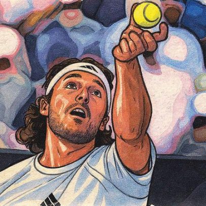 Fisioterapeuta aponta lesão complexa de Tsitsipas