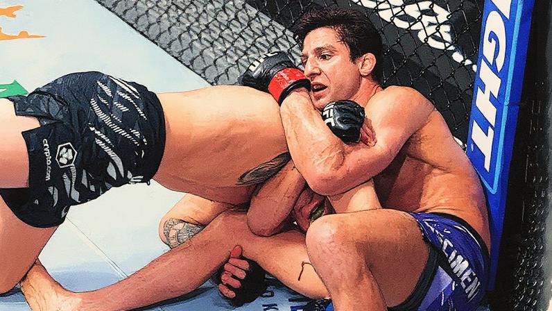 Allan "Puro Osso" Nascimento venceu Cody Durden no card principal do UFC Vegas 110. (Foto: reprodução / Chris Unger / ZuffaLLC / UFC)