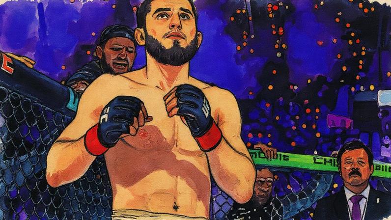 Islam Makhachev se prepara para luta no UFC (Foto: Reprodução/Instagram: @islam_makhachev)