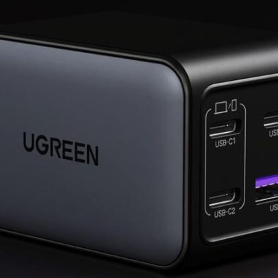 Amazon liquida carregador Ugreen Nexode 65W 4 portas quase de graça