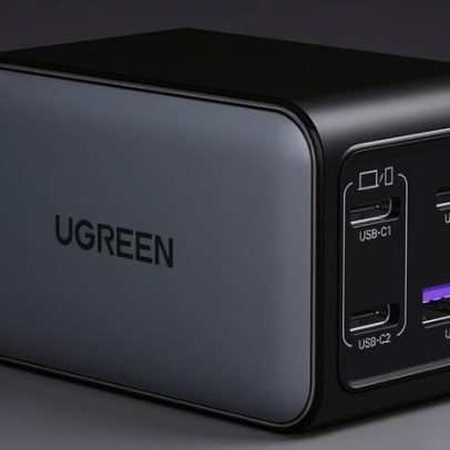 Carregador Ugreen 65W com 4 portas atinge preço recorde após Black Friday