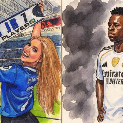 Vini Jr erra pênalti; chama Virginia Fonseca de pé quente após goleada do Madrid