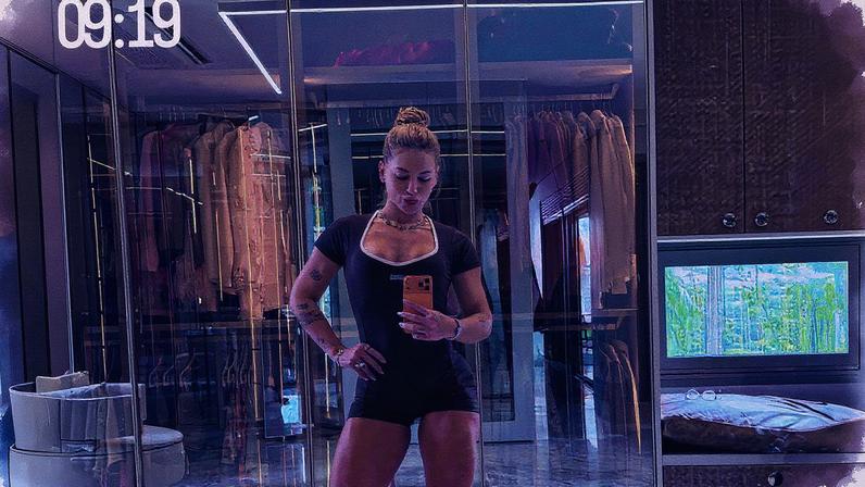 Virginia acorda cedo para nova aula de samba após noite de curativos: 'Prontinha, vamos com tudo' — Foto: Reprodução/Instagram