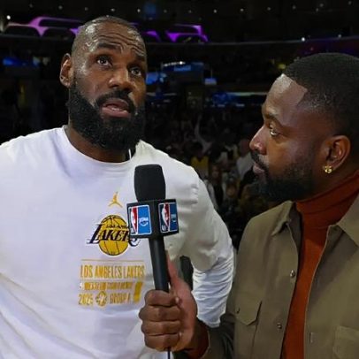 LeBron James é entrevistado e ignorado por ex-colegas da NBA