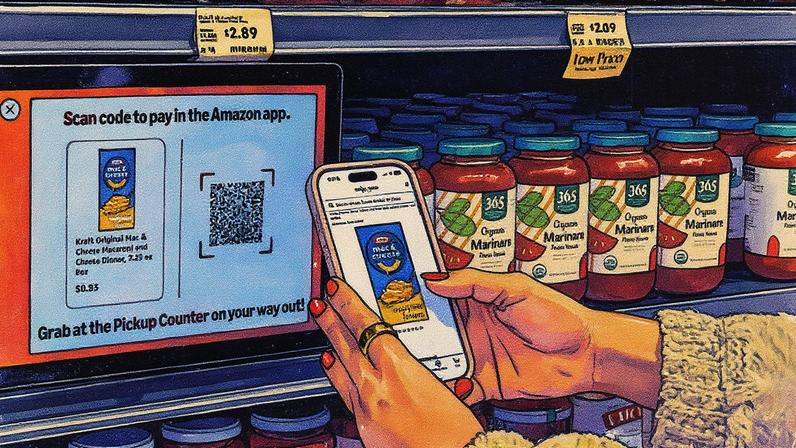 Customers at a Pennsylvania Whole Foods can order Kraft Mac & Cheese while they shop.